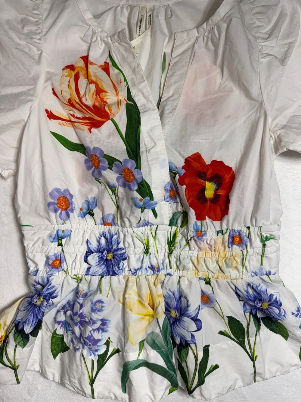 Anthropologie Floral Blouse XS - Picture 2 of 4